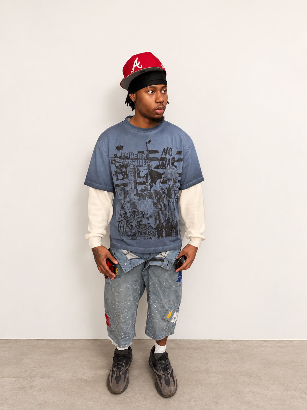 "Global Threat" Thermal Sleeve Tee